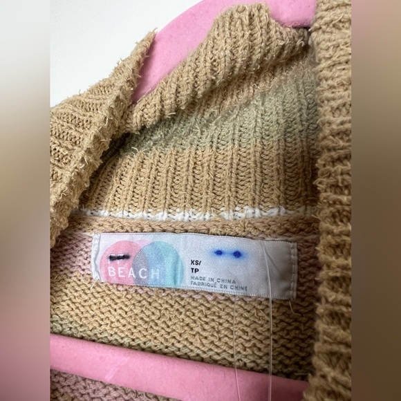 Free People Beach Toe In The Sand Sweater Dress XS oversized - Picture 4 of 9